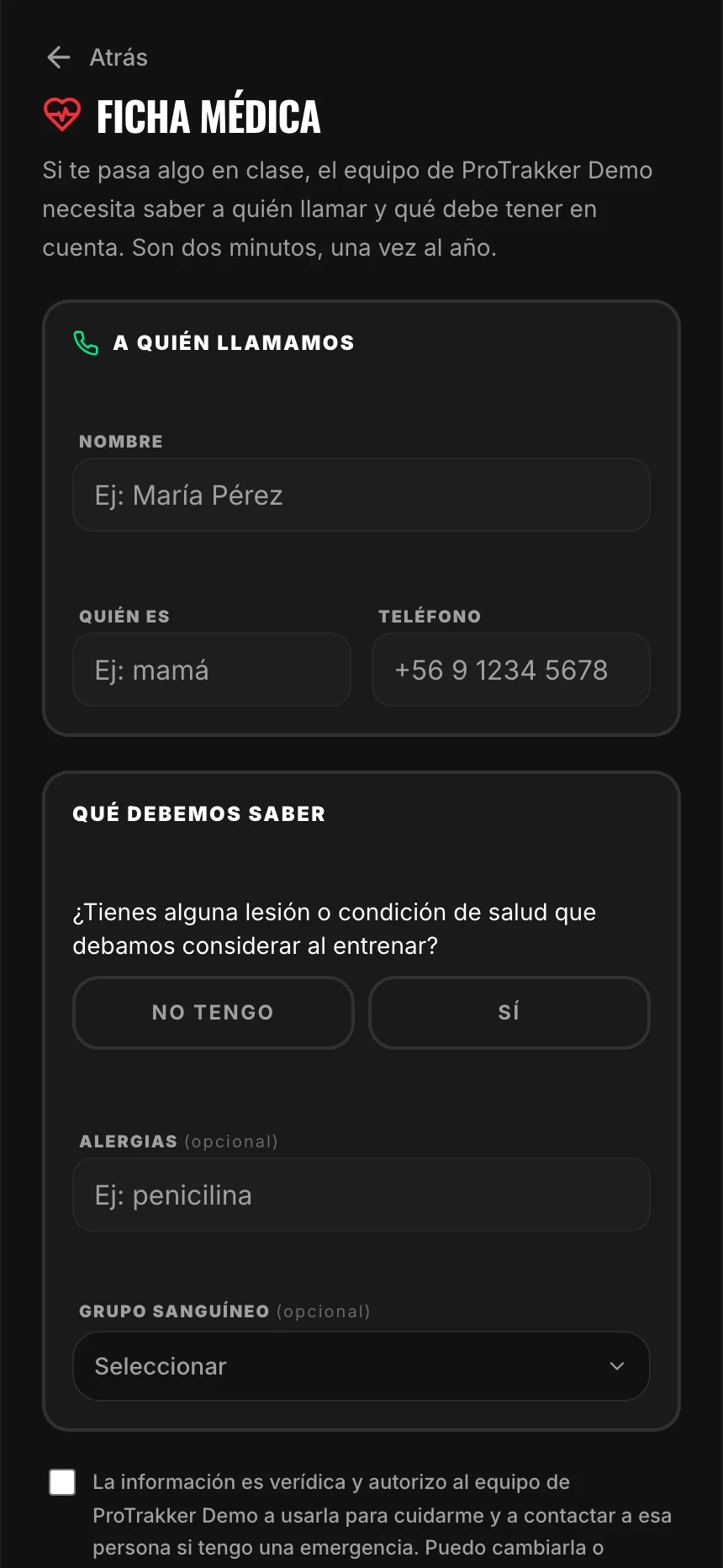 Tu ficha médica: qué te pide y quién la ve